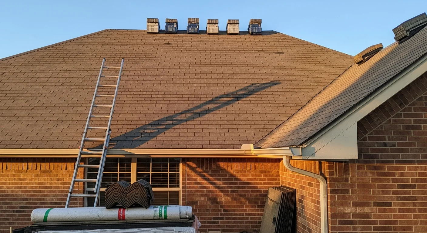 General contractor team on residential construction site
