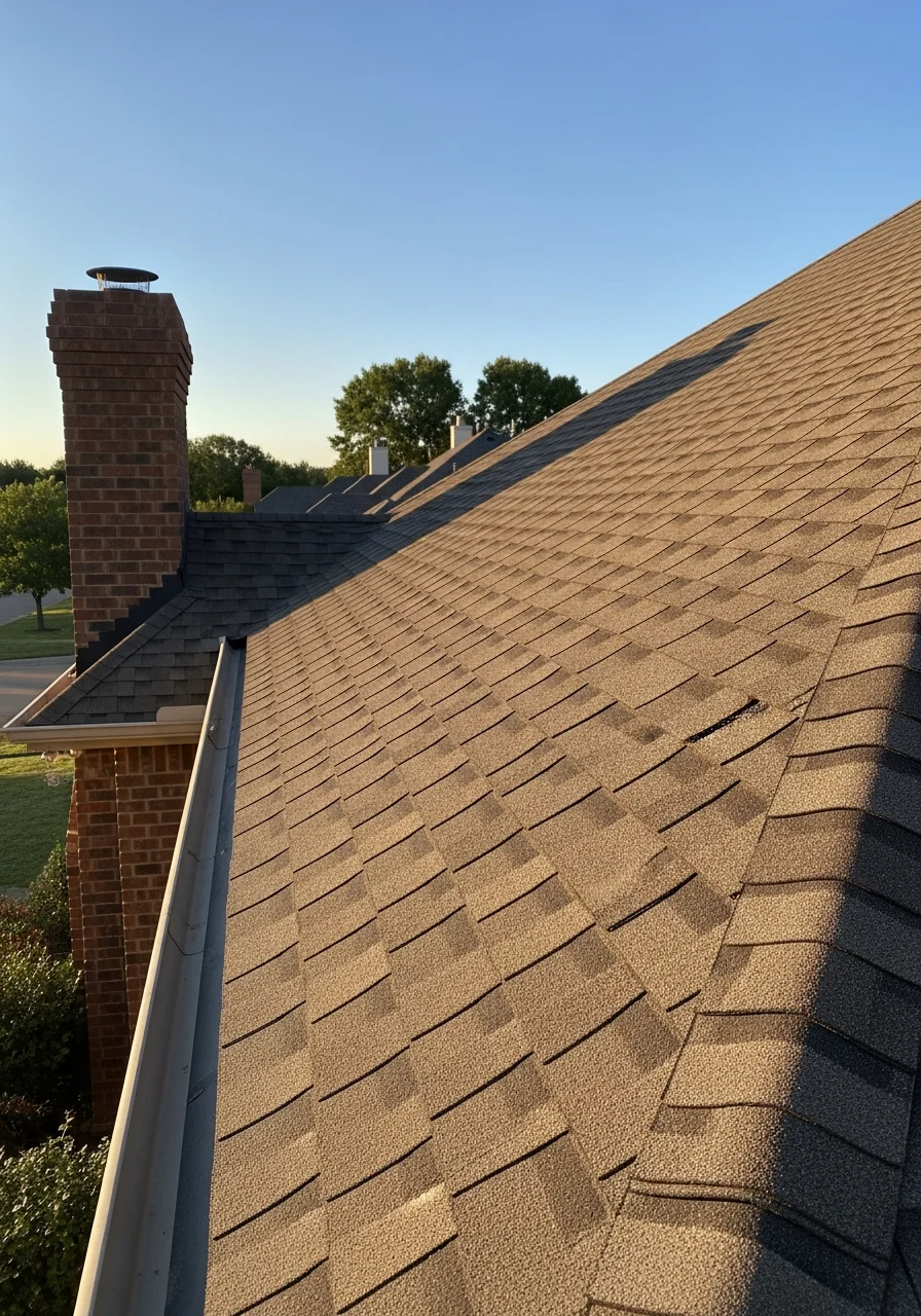 Close-up of quality exterior work on a Norman property, showing professional finish and attention to detail.